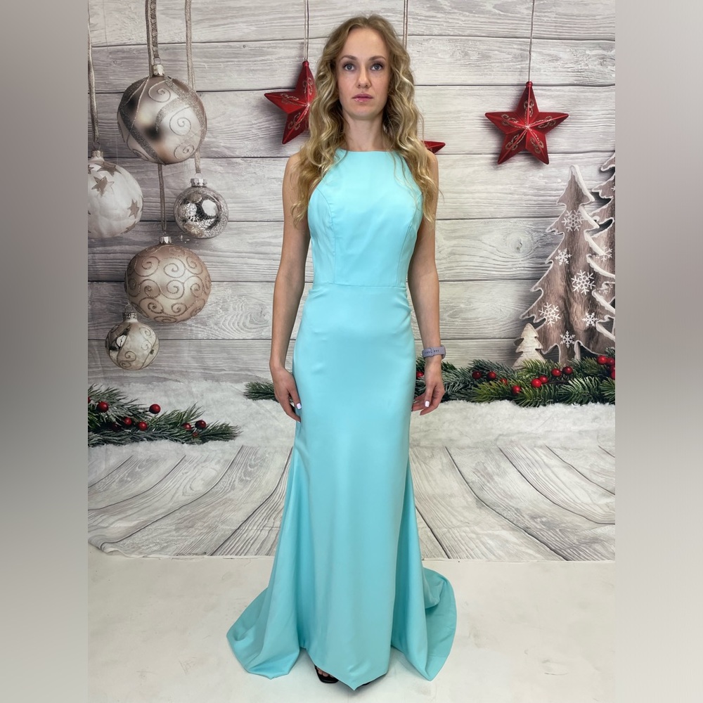 New Sexy Sleeveless Bridesmaid Mint Dress